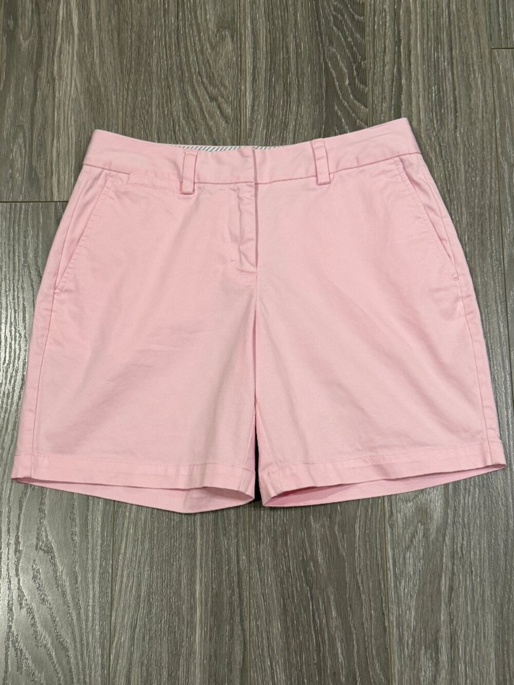 Lands End Women's Mid Rise Chino Shorts - Size 4